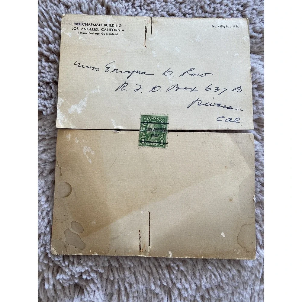 Antique Historic PostCard ADVERTISING